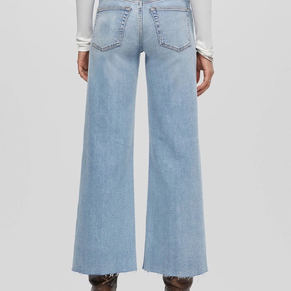 RE/DONE Midrise Wide Leg Crop Jeans - Picture 2 of 5